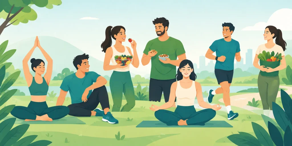 Gym diet yoga